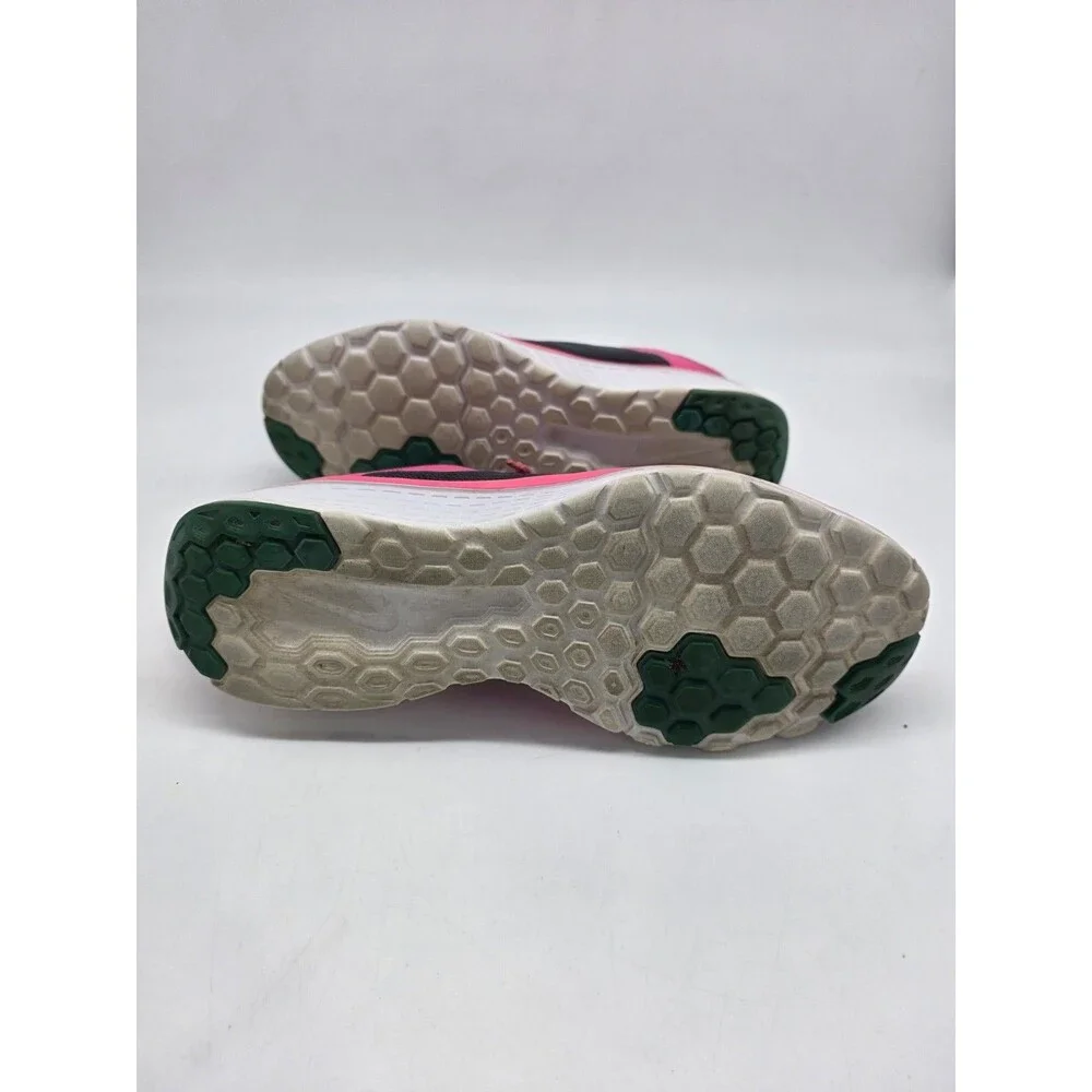 Nike FS Lite Run 3 Womens Size 8 Running Shoes Pink Blast Dark Grey 807145-011